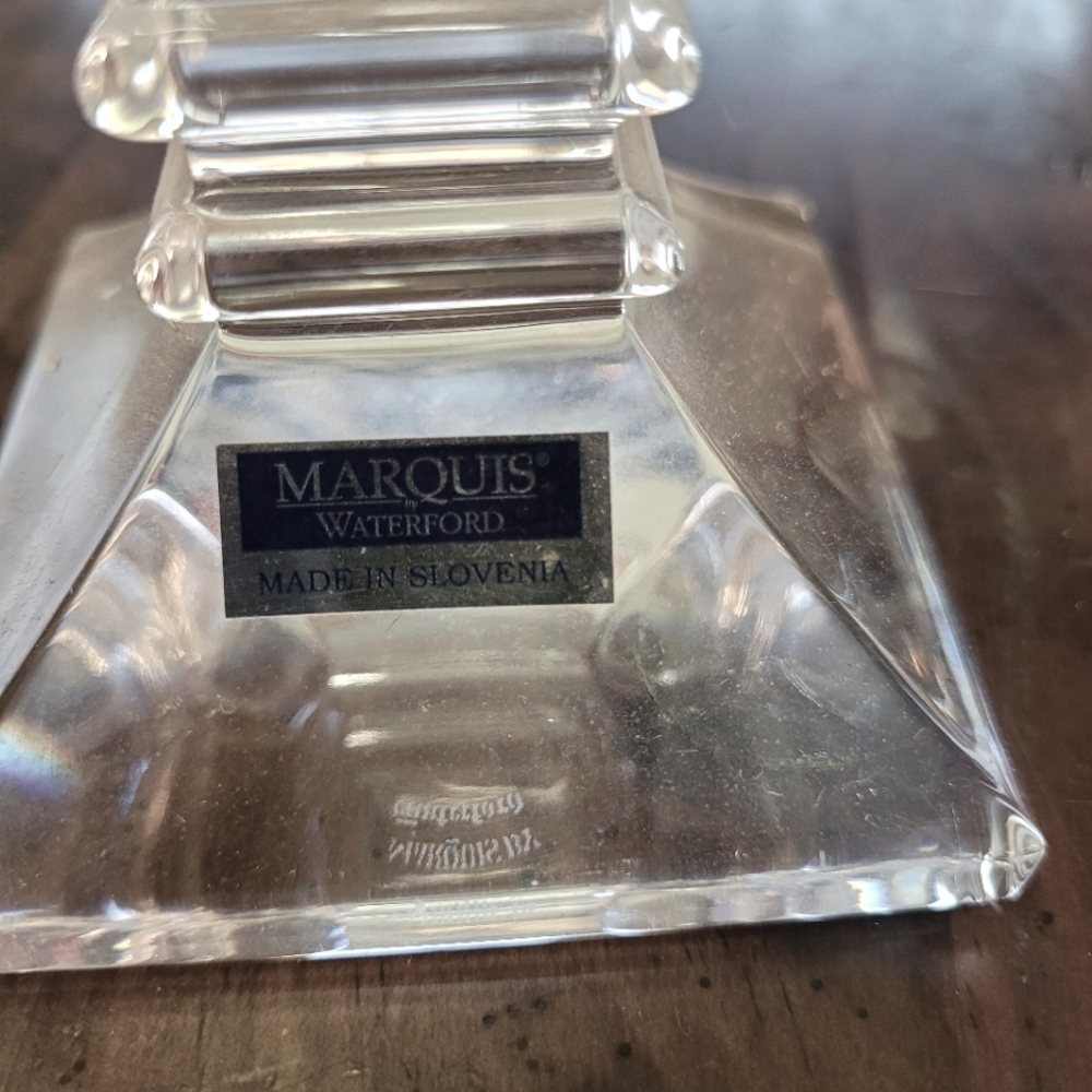 Marque Waterford Crystal Candle Stick Holders